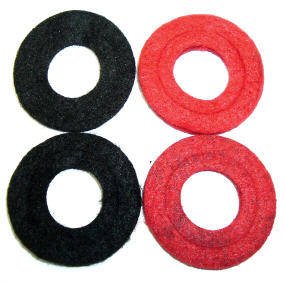 Battery Anti Corrosion Washers (2 Red & 2 Black)
