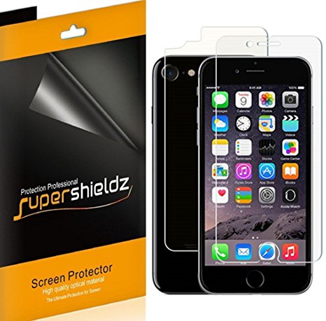 Supershieldz- iPhone 7 [Front   Back] Full Body Anti-Glare & Anti-Fingerprint (Matte) Screen Protector Shield -Lifetime Replacements Warranty [3 Front And 3 Back] - Retail Packaging