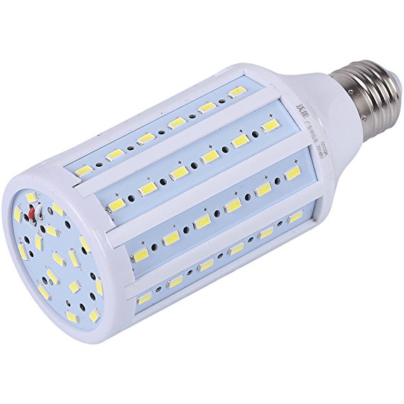 JacobsParts LED Corn Light Bulb 17W / 100W Equivalent 1850lm 75-Chip E26 Cool Daylight White 6000K