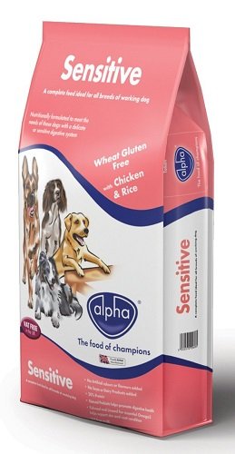 Alpha Sensitive with Chicken and Rice Dog Food, 15 kg