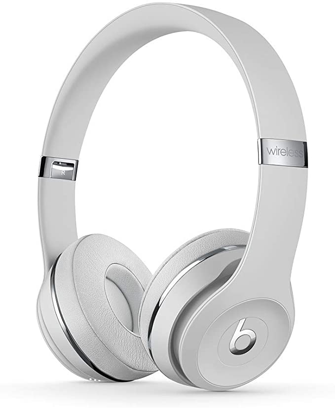 Beats Solo3 Wireless On-Ear Headphones - Apple W1 Headphone Chip, Class 1 Bluetooth, 40 Hours Of Listening Time - Satin Silver (Latest Model)
