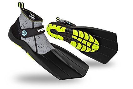 Wildhorn Topside Snorkel Fins- Compact Travel, Swim, and Snorkeling Flippers for Men and Women. Revolutionary Comfort on Land and Sea.