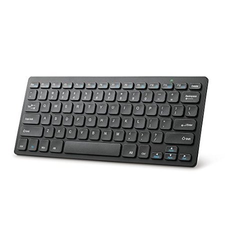 Anker Ultra Slim 24G Wireless Compact Keyboard with Dedicated Hot Keys for Windows 8  7  Vista  XP