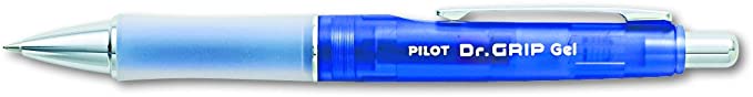 PILOT Dr. Grip Refillable & Retractable Gel Ink Rolling Ball Pen, Fine Point, Purple Barrel, Black Ink, Single Pen (36261)