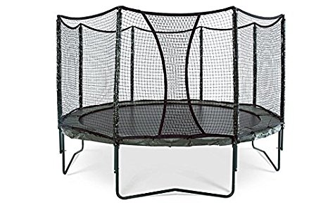 NEW 14' AlleyOOP PowerBounce Trampoline with Integrated Safety Enclosure
