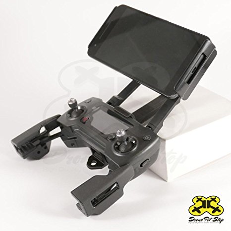 Drone Pit Stop Tablet Holder Adapter for DJI Mavic and Spark Transmitter | Support 11.5 cm - 18.6 cm Tablets and Phones