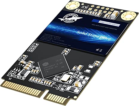 Dogfish mSATA SSD 1TB 3D NAND TLC SATA III 6 Gb/s, mSATA (30x50.9mm) Internal Solid State Drive - Compatible with Desktop PC Laptop - (MSATA 1TB)