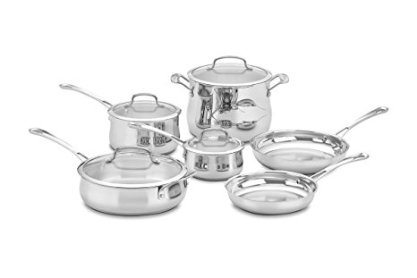 Cuisinart 44-10N Contour Stainless 10-Piece Cookware Set