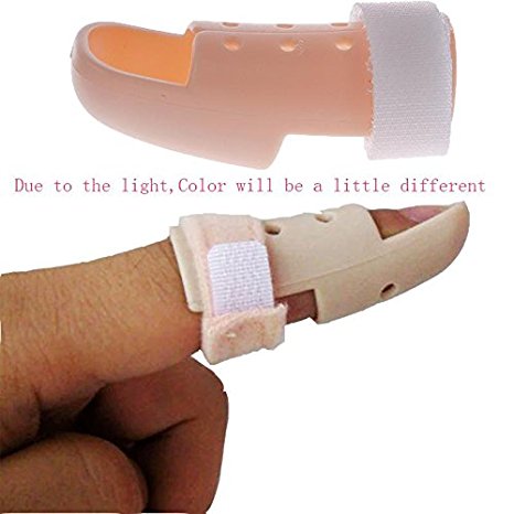New Mallet DIP Finger Support Brace Splint Joint Protection Injury Plastic 01 53-55mm