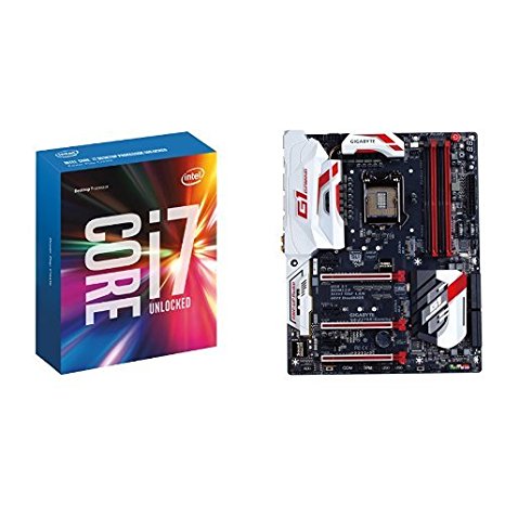 Intel Core I7-6700K with Gigabyte Z170X-Gaming 7 Motherboard Bundle