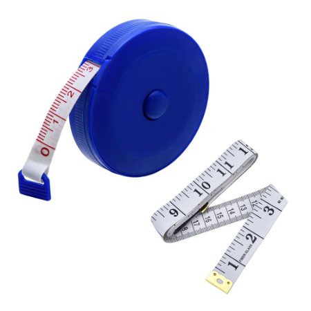 eBoot 60-Inch 1.5 Meter Soft Tape Measure and Retractable Tape Measure Set