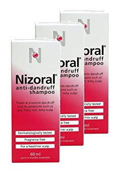 Nizoral Anti Dandruff Shampoo 60ml **3 PACK DEAL**
