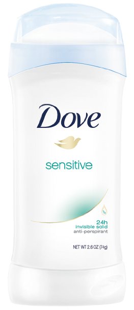 Dove Anti-Perspirant Deodorant Sensitive Skin 26 oz Pack of 6