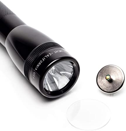 LITT Mini 2AA Maglite Tactical LED Upgrade Conversion (2AA LED & Lens)