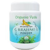 Organic Brahmi Powder 16 Ounce - 1 Lb 100 Pure and Natural Herbs Raw Organic Super Food Supplement Non GMO Gluten FREE 9733 USDA Certified Organic 9733 ALL NATURAL
