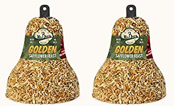 Mr. Bird 2-Pack Golden Safflower Feast Wild Bird Seed Bell 10 oz.
