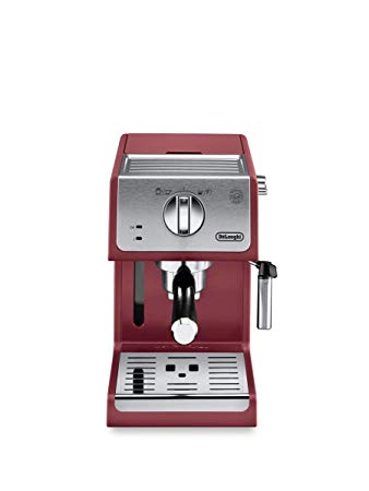 De'Longhi ECP3220R 15 Bar Espresso Machine with Advanced Cappuccino System, Red