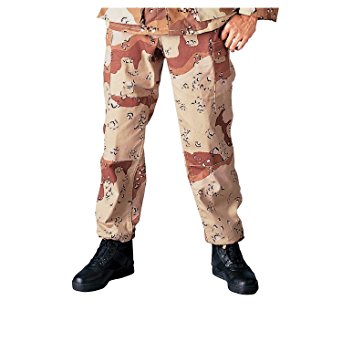 BDU Pants, Military Fatigues, Desert Camouflage