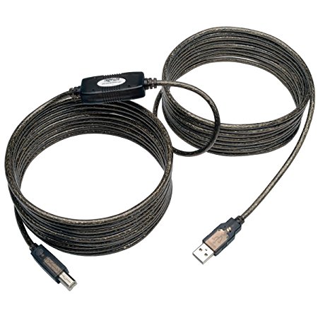 Tripp Lite USB 2.0 Hi-Speed A/B Active Repeater Cable (M/M) 25-ft. (U042-025)