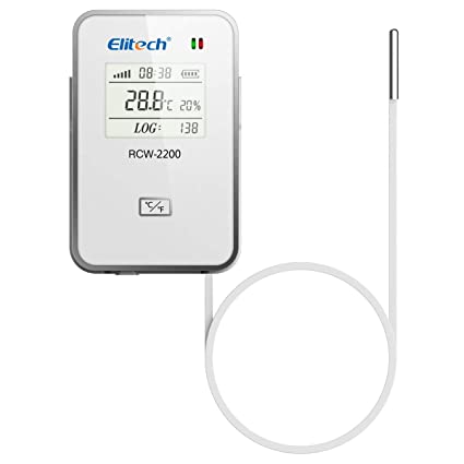 Elitech RCW-2200 Wireless Sensor Data Logger of Temperature and Humidity Monitor System (Work with RCW-2000WIFI) with Cloud and Mobile App