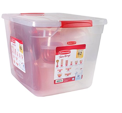 Rubbermaid TakeAlongs Containter Variety Pack - 62 Pice Set Including Lids