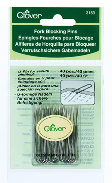 Clover 3163 Fork Blocking 40 Count U-Pins, 1-3/4-Inch