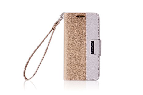 Galaxy Note 5 Case,Thankscase Galaxy Note 5 Wallet Case with the Great Pattern for Galaxy Note 5 2015 (Gold)