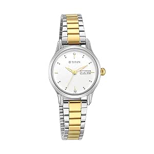 Titan Analog Silver Dial Women's Watch-2656BM01/NP2656BM01