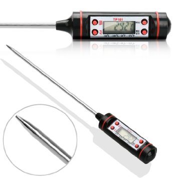 ARCCI Digital Food Thermometer Instant Read Digital Meat & Kitchen Thermometer - Best Instant Read Electronic Cooking Thermometer for BBQ, Grilling, Baking, Liquids, Candy, Food, Bread & Meat