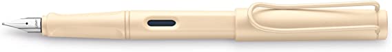 Lamy Safari Cosy Fountain Pen 020 Special Edition, Modern Fountain Pen in Cream Colour with Ergonomic Grip and Timeless Design, Nib Size M, Special Model, Pack of 1
