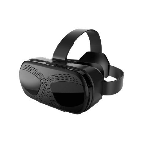 Fritesla Virtual Reality Headset 3D Glasses VR Box for Smartphone Iphone 6 plus Samsung S6-Black