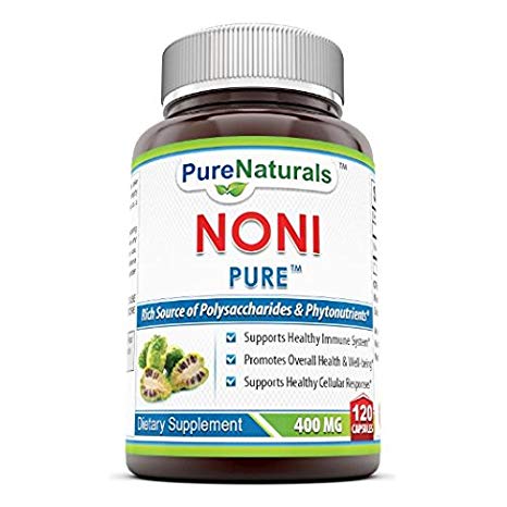 Pure Naturals Noni Capsules, 400 Mg, 120 Count