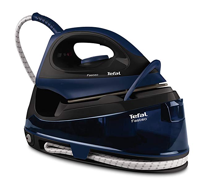 Tefal SV6050 Fasteo Steam Generator, 2200 W, Black/Blue