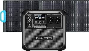 BLUETTI Power Station AC180 PV200-DLDE-GM