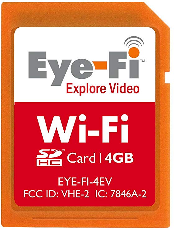 Eye-Fi 4 GB Explore Video SDHC Wireless Flash Memory Card EYE-FI-4EV