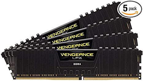 CORSAIR VENGEANCE LPX 128GB (4x32GB) DDR4 3600 (PC4-28800) C18 1.35V Desktop Memory - Black