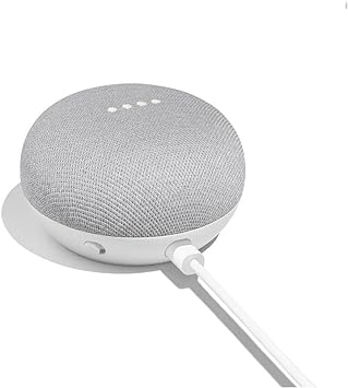Google Nest Mini 1st Generation Bluetooth Speaker (International Version) with US Power Adapter (Chalk)