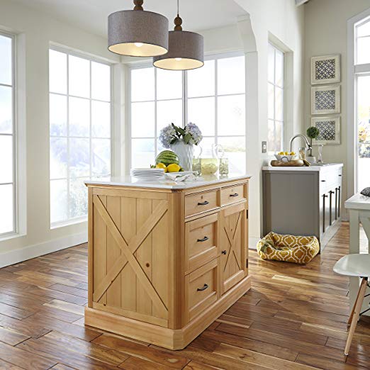 Country Lodge Pin Kitchen Island by Home Styles