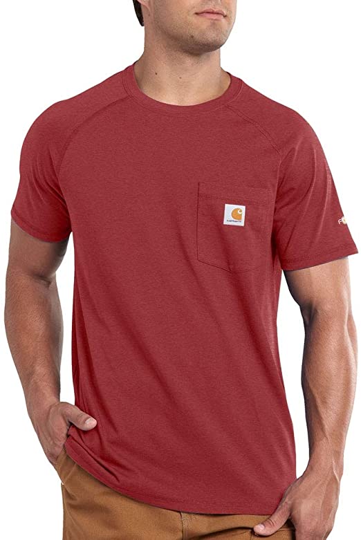 Carhartt Men's Force Cotton Delmont Short Sleeve T-Shirt