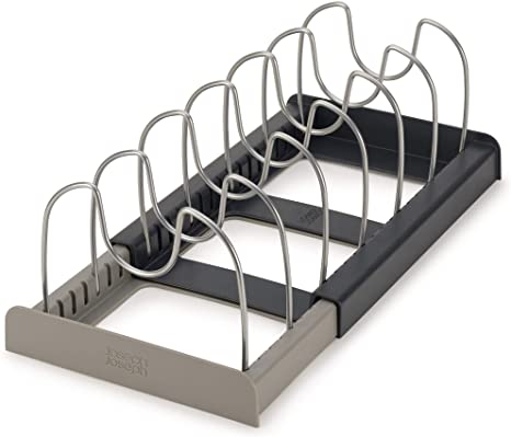 Joseph Joseph 85167 DrawerStore Expanding Cookware Organizer, Gray, One-Size