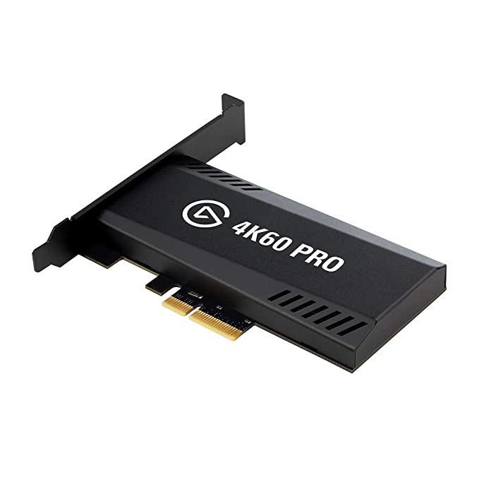 Elgato 4K60 Pro MK.2 PCIe Capture Card4K60 HDR10 capture, zero-lag passthrough, ultra-low latency, PS5, PS4 Pro, Xbox Series X/S, Xbox One X, high refresh rate capture