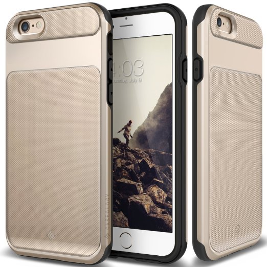 iPhone 6S Case Caseology Vault Series Rugged Slim Cover Gold Active Armor for Apple iPhone 6S 2015 and iPhone 6 2014 - Gold