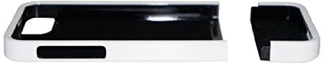 KHOMO ® White Slider "Dock Friendly" Case for newly released Apple iPhone 5/5s
