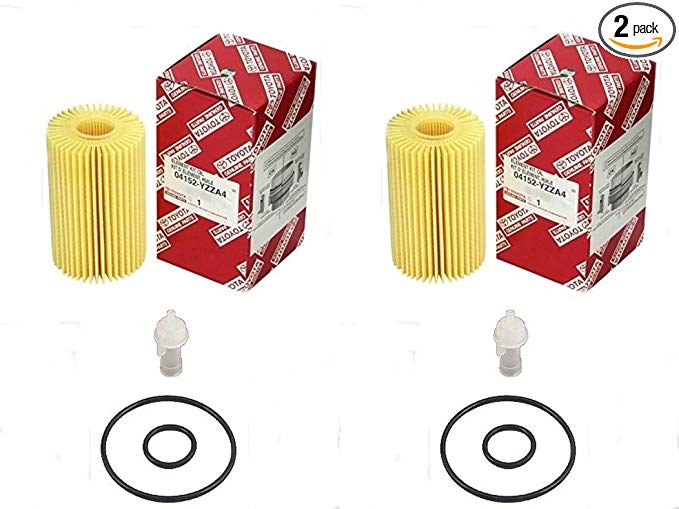 Set of (2) Toyota 04152-YZZA4 Oil Filter