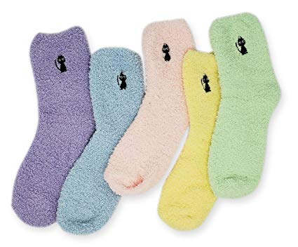 Women's Cozy Fluffy Socks Fuzzy Socks Plush Socks 5,7,8 Pairs