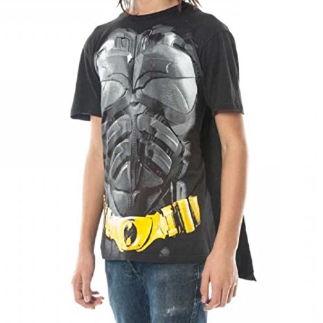 Dark Knight Batman Mens Cape Tee