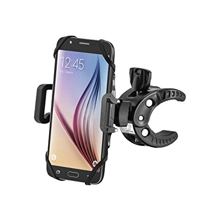 Bike Mount, Potensic® Bike Handlebar Mobile Phone Holder for iPhone 7 / 7 Plus 6s/6s Plus, Samsung Galaxy s7 edge s6 Smartphone and Other Devices - Black