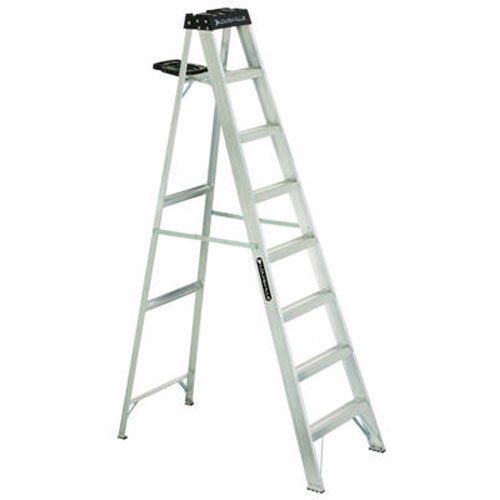 Louisville Ladder AS3008 300-Pound Duty Rating Aluminum Stepladder, 8-Foot