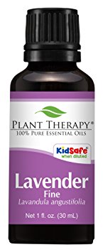 Plant Therapy USDA Certified Organic Lavender Fine Essential Oil. 100% Pure, Undiluted, Therapeutic Grade. 10 mL (1/3 Ounce).