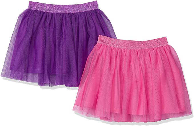 Spotted Zebra Girls and Toddlers' Tutu Skirts, Pack of 2